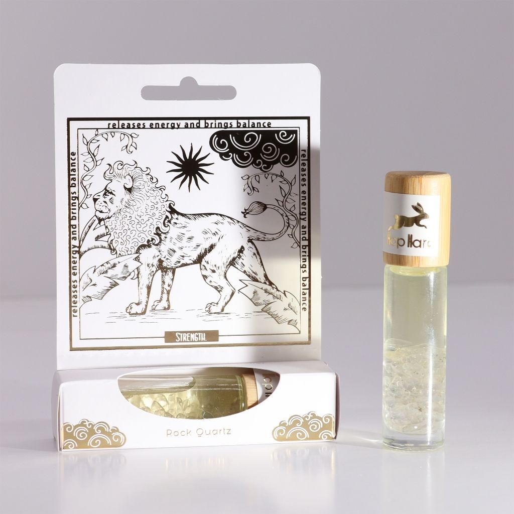 Aromatherapy Roll-on: The Lion (Strength & Quartz)