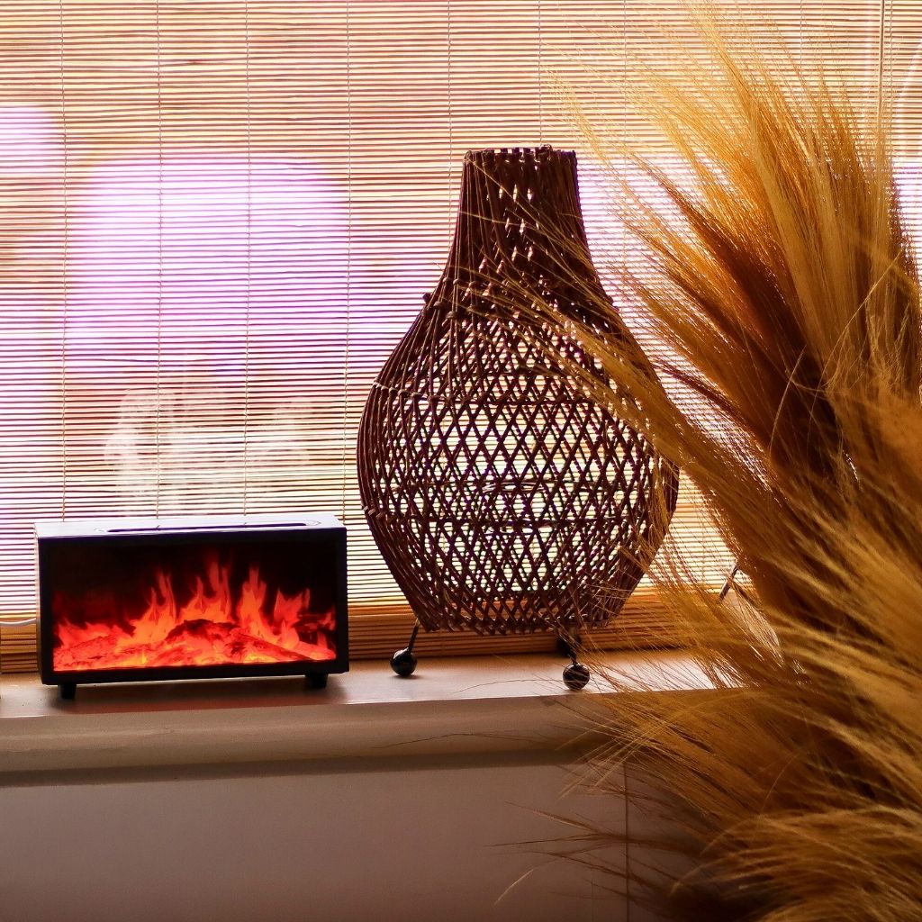 Diffusore di Aromi Effetto Fiamma con Suono Naturale