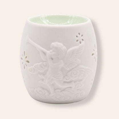 Bruciaessenze Angelo di Luce | Ceramica Bianca
