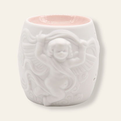 Bruciaessenze Angelo di Luce | Ceramica Bianca
