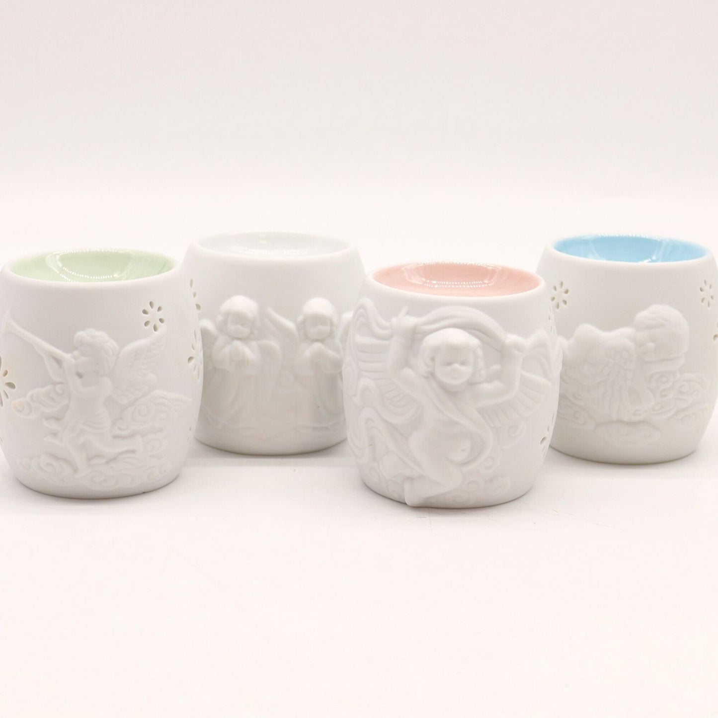 Bruciaessenze Angelo di Luce | Ceramica Bianca