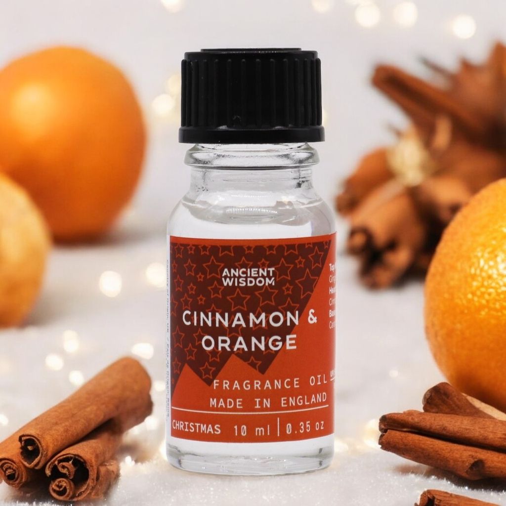Fragranza 10ml - Arancio e Cannella (Edizione Natalizia)