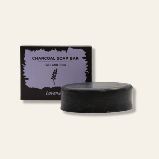 Sapone al Carbone Lavanda – Vegano, Purificante e Idratante