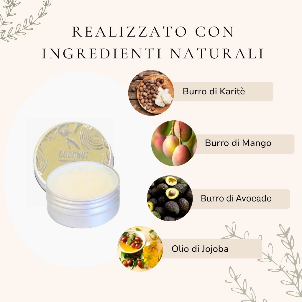 Balsamo Labbra Nutriente – Coconut