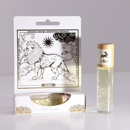 Aromatherapy Roll-on: The Lion (Strength & Quartz) 