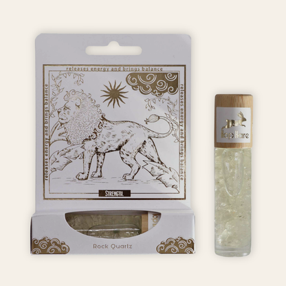 Aromatherapy Roll-on: The Lion (Strength & Quartz) 