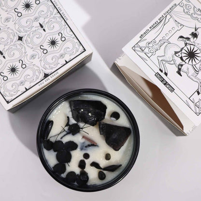 Candela con Fiore Magico Hop Hare - CAVALIERE DI SPADE