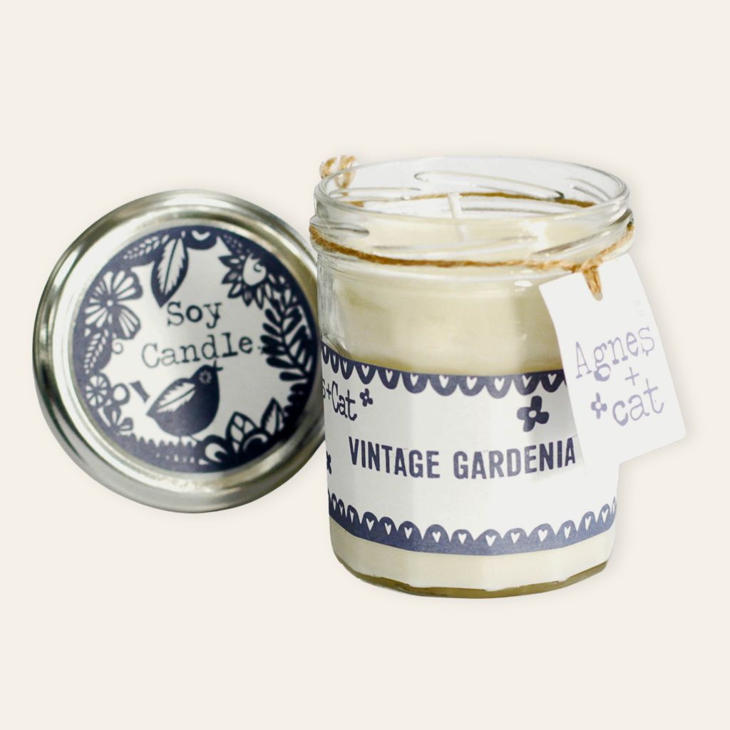 Jar Candles - Vintage Gardenia 
