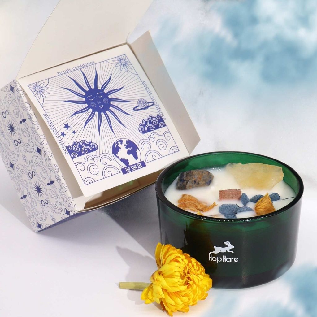 Candela con Fiore Magico Hop Hare - IL SOLE