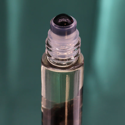 Roll On de Aceites Esenciales con Cristales · Caballero de Espadas · Protección y Enraizamiento