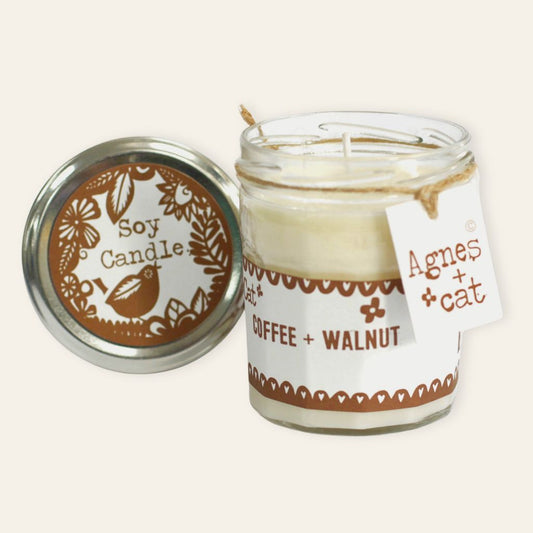 Jar Candle - Coffee and Walnuts 