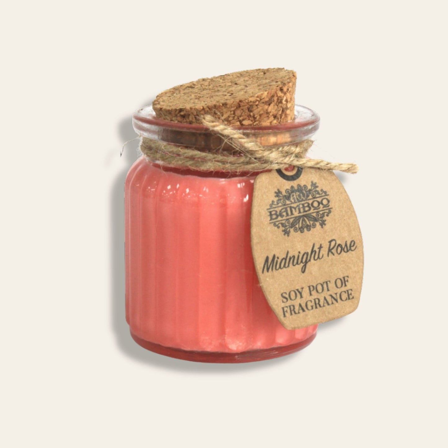 Midnight Rose Bamboo Soy Tea Lights