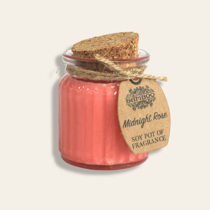 Midnight Rose Bamboo Soy Tea Lights