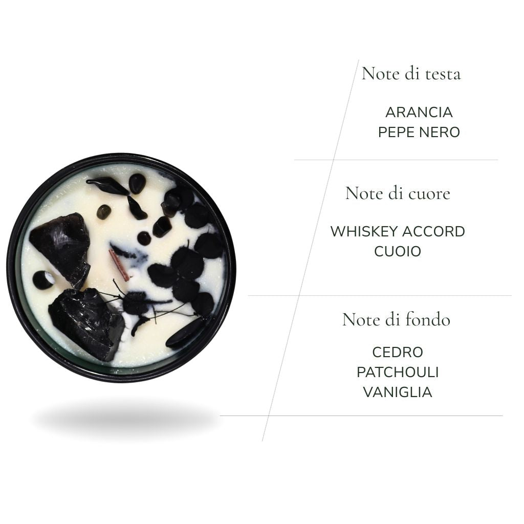 Candela con Fiore Magico Hop Hare - CAVALIERE DI SPADE