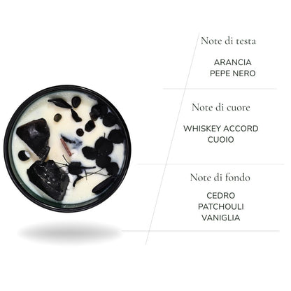 Candela con Fiore Magico Hop Hare - CAVALIERE DI SPADE