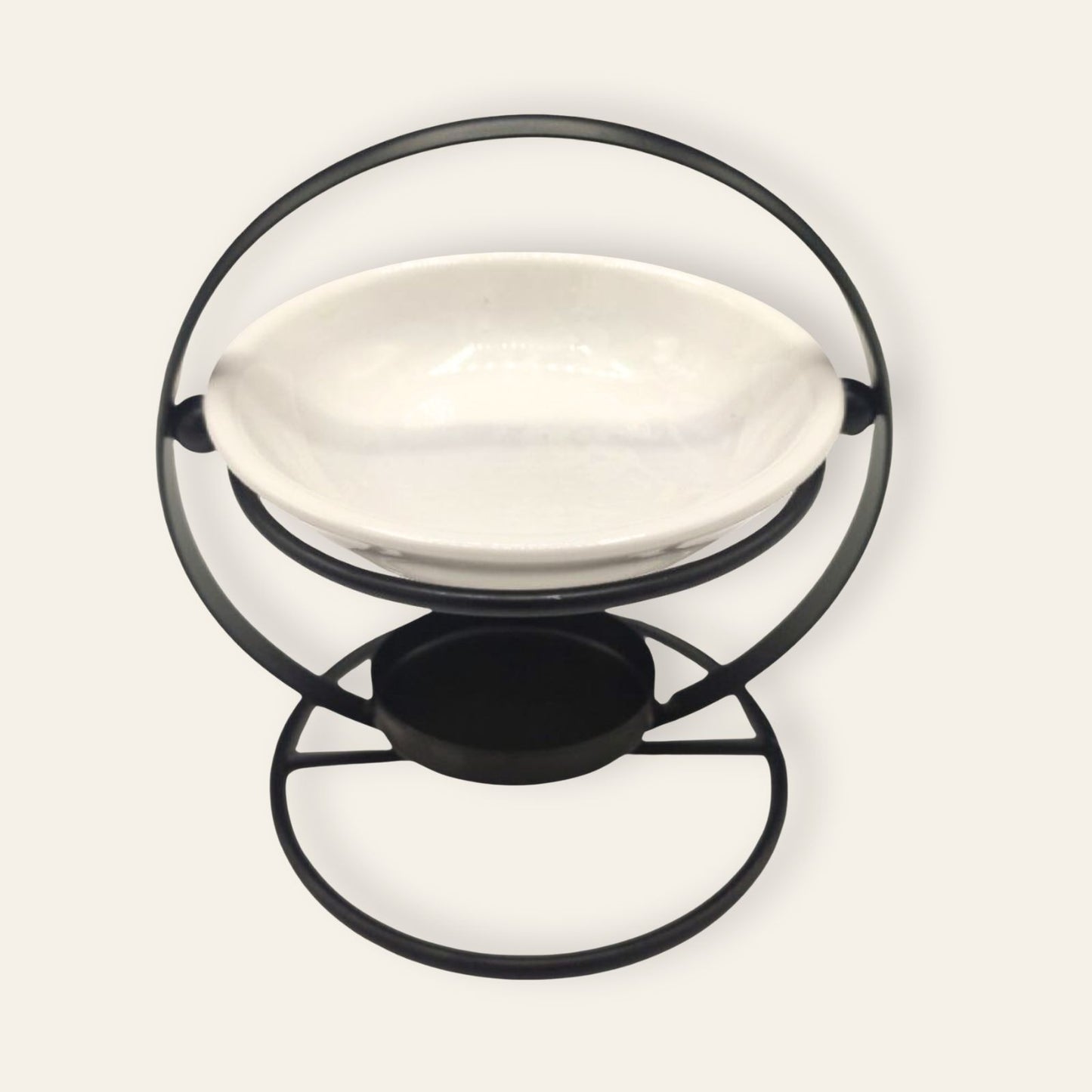 Bruciaessenze in Metallo e Ceramica | Design Moderno