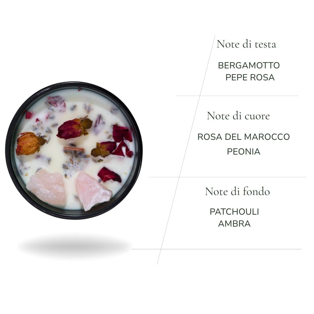 Candela con Fiore Magico Hop Hare - GLI INNAMORATI