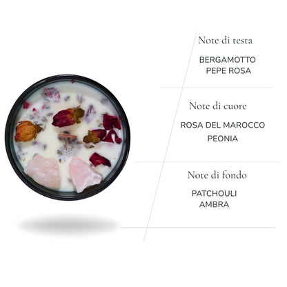 Candela con Fiore Magico Hop Hare - GLI INNAMORATI