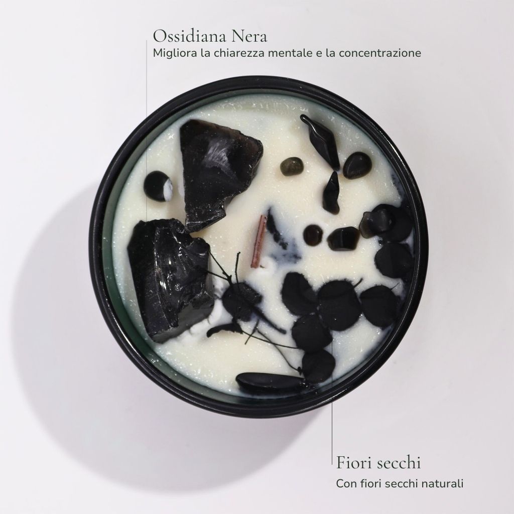 Candela con Fiore Magico Hop Hare - CAVALIERE DI SPADE