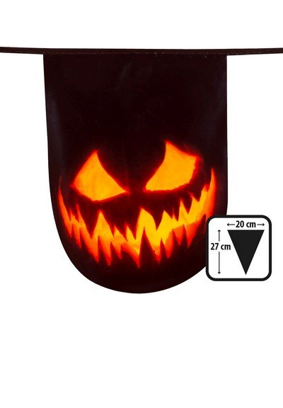 Ghirlanda Nera Zucca Malevola Halloween