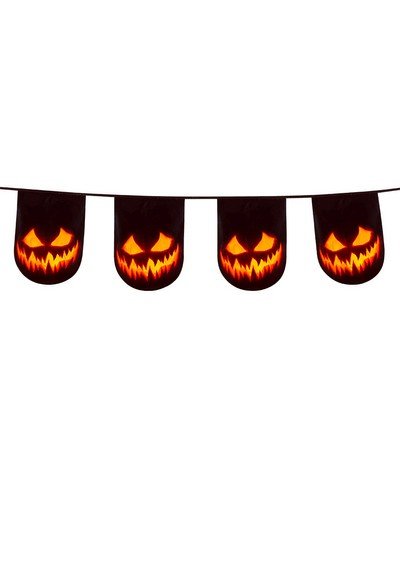 Ghirlanda Nera Zucca Malevola Halloween