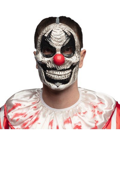 Maschera Pagliaccio Halloween Apertura per la Bocca