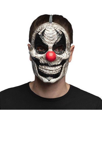 Maschera Pagliaccio Halloween Apertura per la Bocca