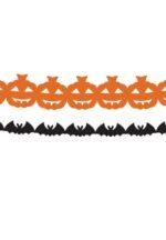 Ghirlanda Zucca e Pipistrello Halloween