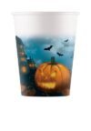 Bicchieri di Carta Halloween Zucca (x8)
