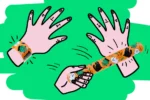 Bracciale di Halloween Slap in plastica