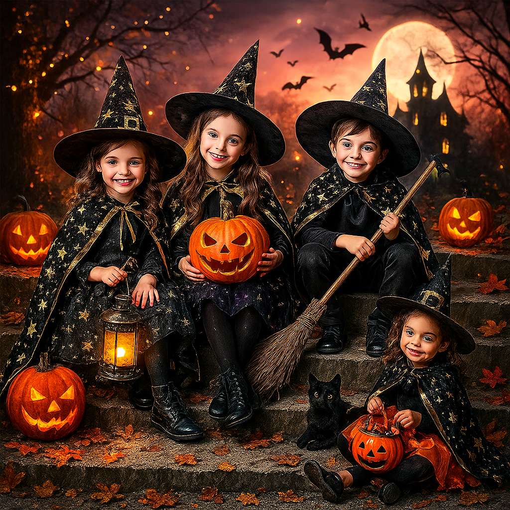 Costume da Mago Stregone Halloween