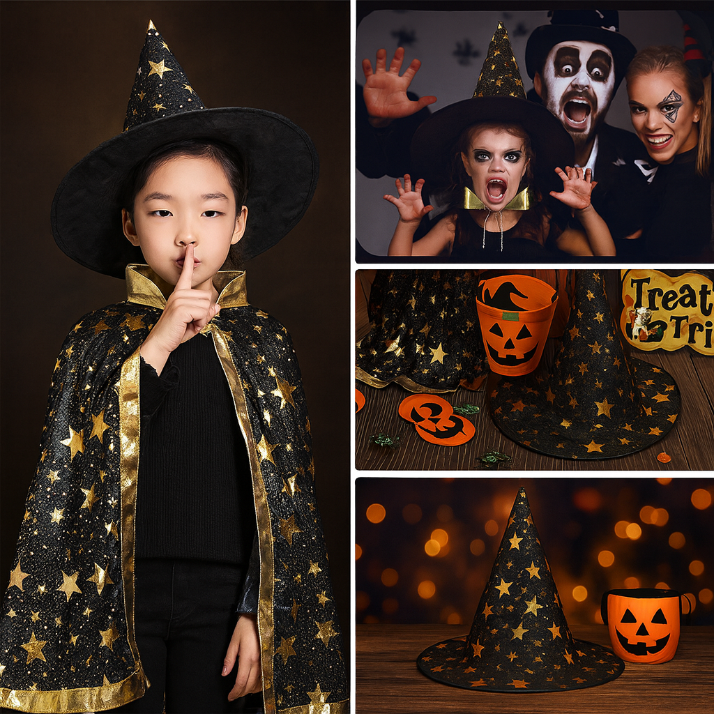 Costume da Mago Stregone Halloween