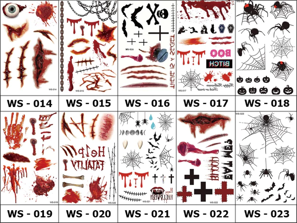 Tattoo di Halloween Realistici