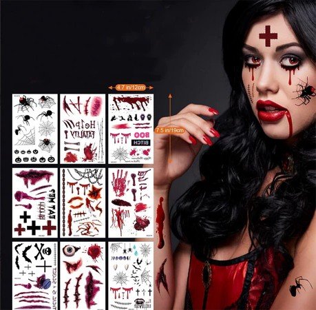 Tattoo di Halloween Realistici