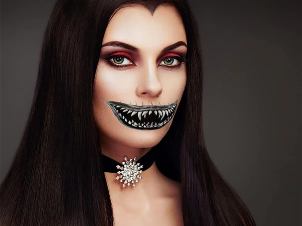 Tattuaggi Denti Horror Halloween