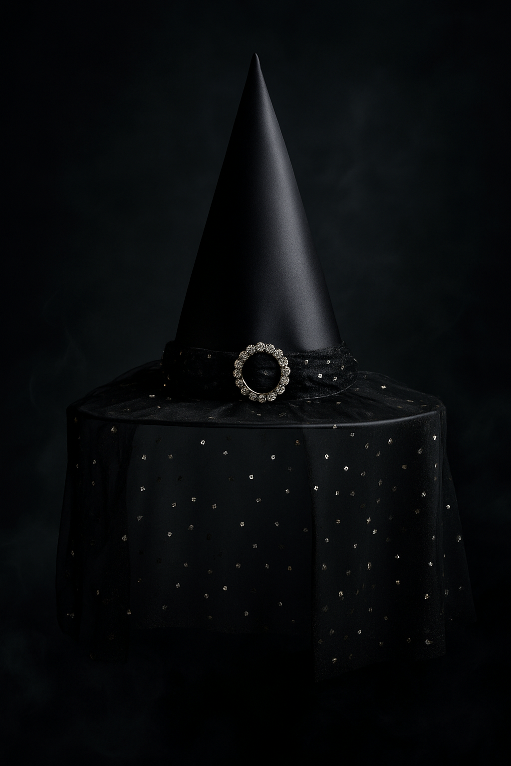 Cappello da Strega con Tulle Halloween
