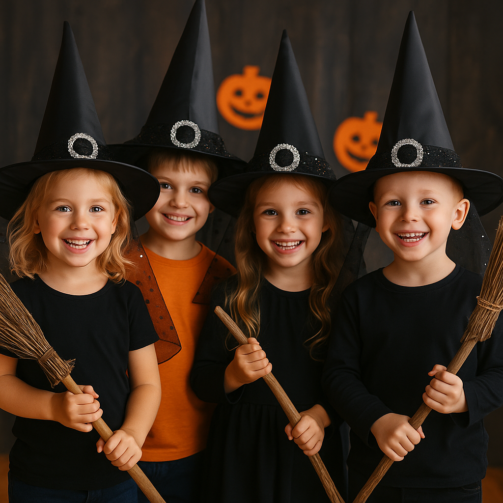 Cappello da Strega con Tulle Halloween