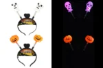 Fascia LED Halloween Zucca e teschio