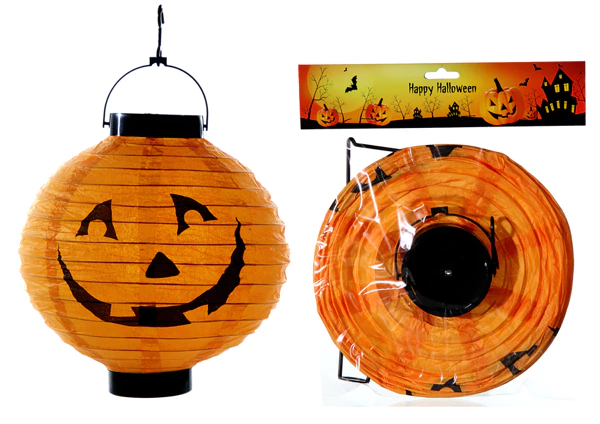 Lampada Lanterna Led Zucca Halloween