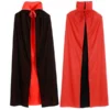 Mantella Nera e rossa di Halloween Reversibile